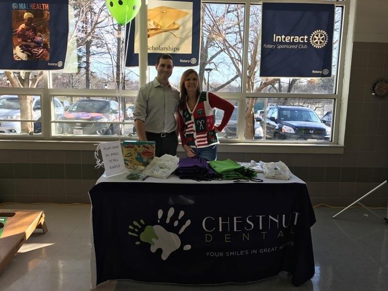 Chestnut Dental sponsors the Bedford Rotary Club Breakfast with Santa.