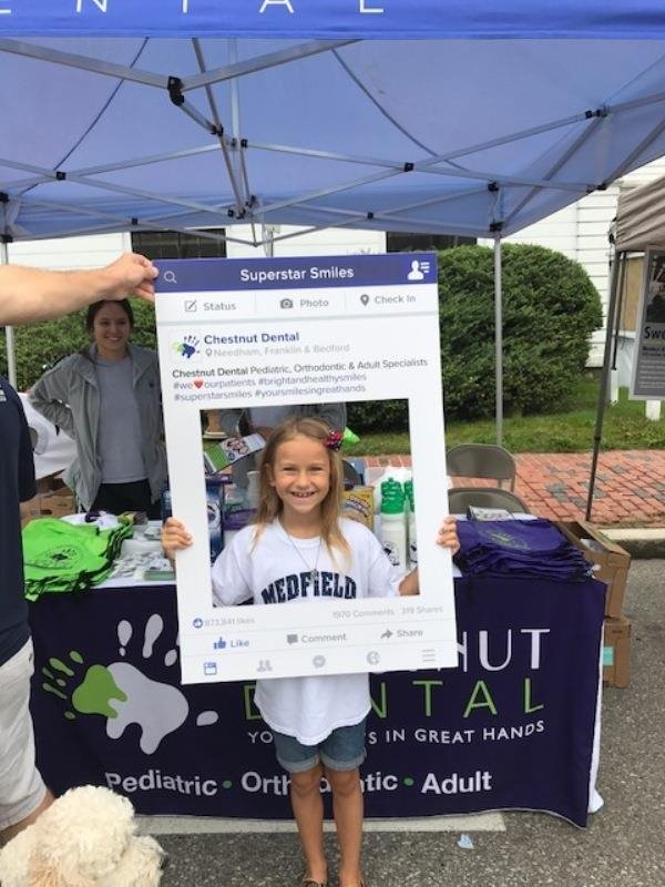 Dr. Becker and his family volunteer at Medfield Day.
