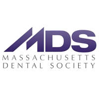 Logo of the Massachusetts Dental Society featuring the acronym 